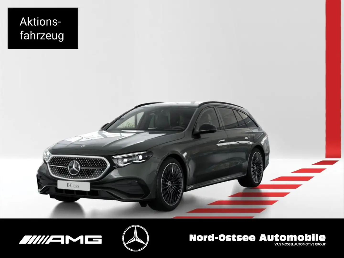 Mercedes-Benz E 450 d 4m T AMG NIGHT PANO AHK HUD SUPERSCREEN Gris - 1