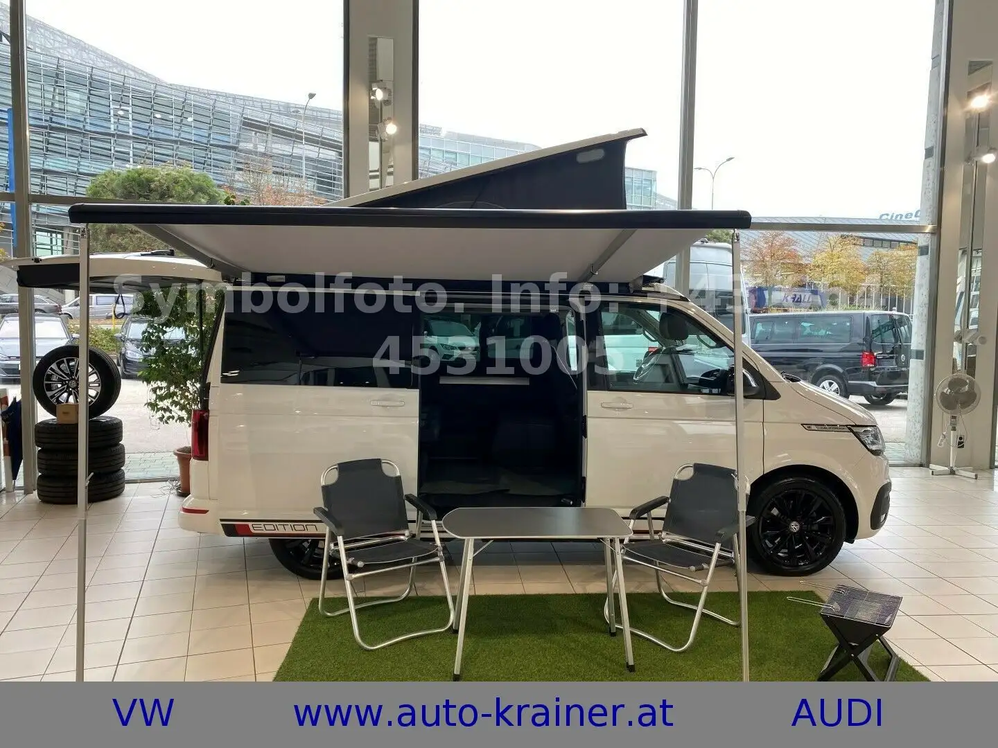 Volkswagen T6.1 California Beach Edition Camper DSG 4MOTION Weiß - 2