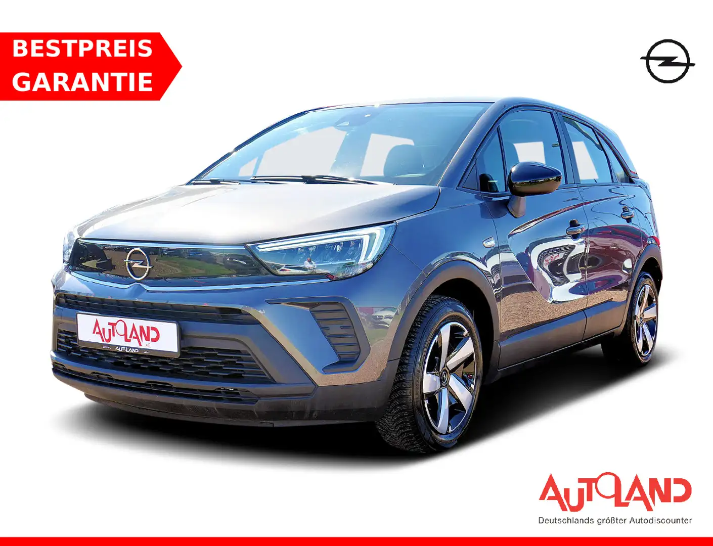 Opel Crossland 1.2 Edition LED Android Apple Tempomat Gris - 1