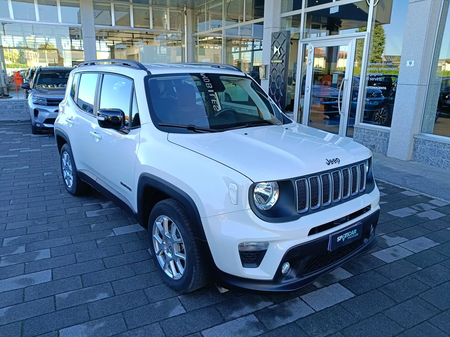 Jeep Renegade MHEV 1.5 E-Hybrid 130cv DCT LIMITED Aziendale Wit - 1