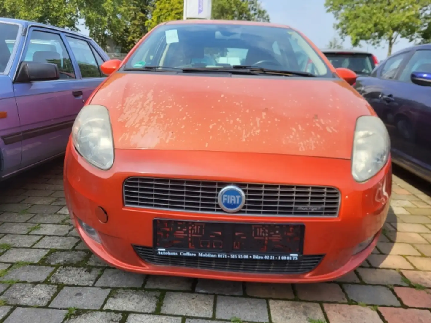 Fiat Grande Punto 1.3 16V Multijet.  MOTORSCHADEN!!beheizbar teilb.R Naranja - 1