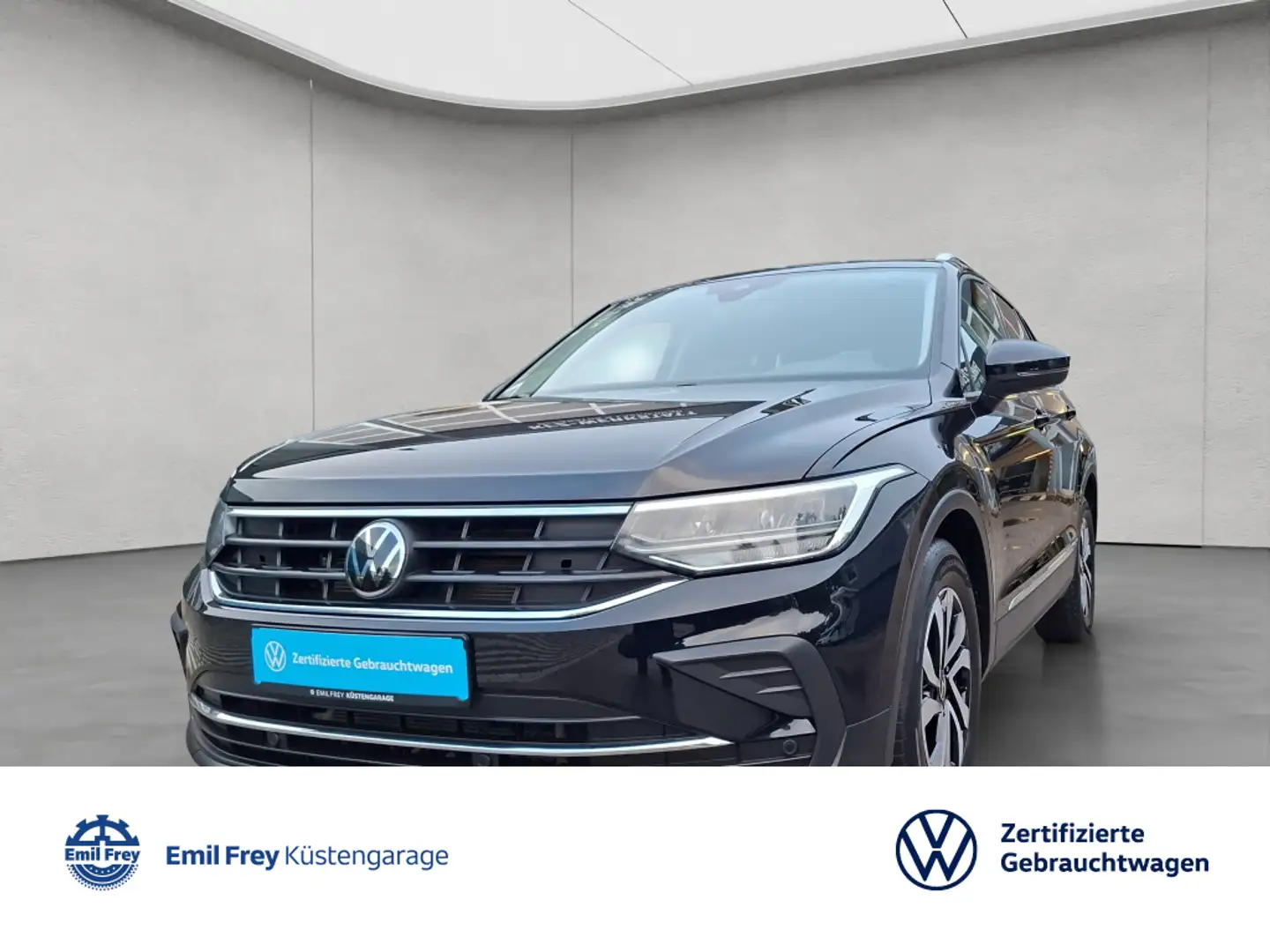 Volkswagen Tiguan 2.0 TDI Life DSG NAVI AHK RFK APP Schwarz - 1