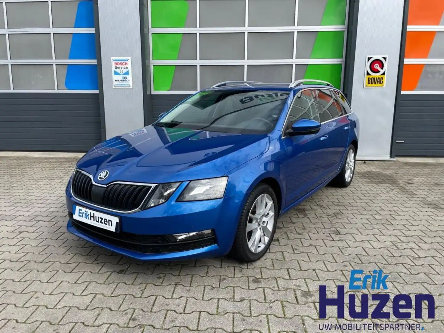 Skoda Octavia 1.0 TSI GRT ST. BNS / LEDEREN STUUR / CRUISE CONTR Bleu - 1