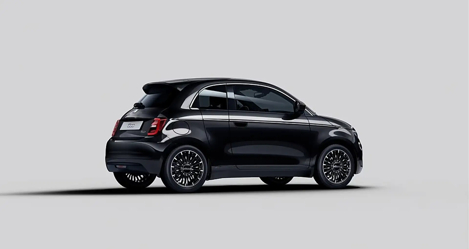 Fiat 500e 500 Elektro 3+1 42 kWh La Prima Schwarz - 2