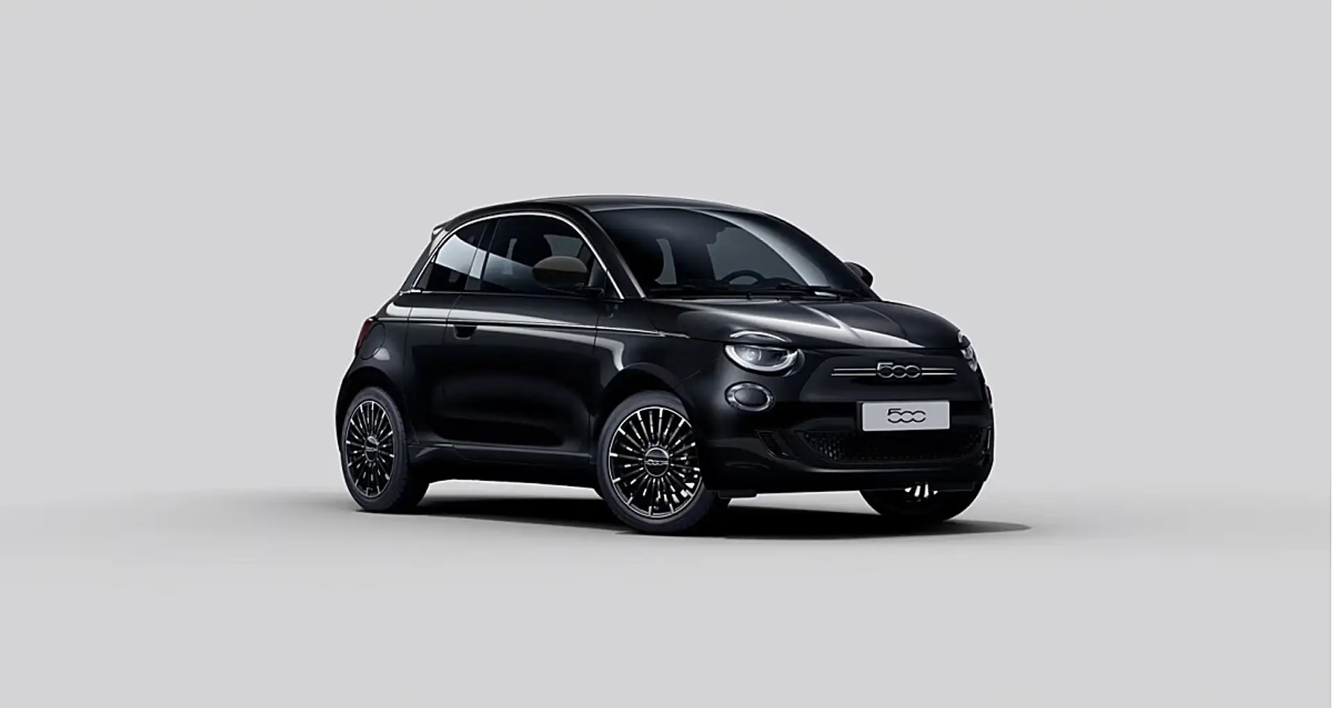 Fiat 500e 500 Elektro 3+1 42 kWh La Prima Schwarz - 1