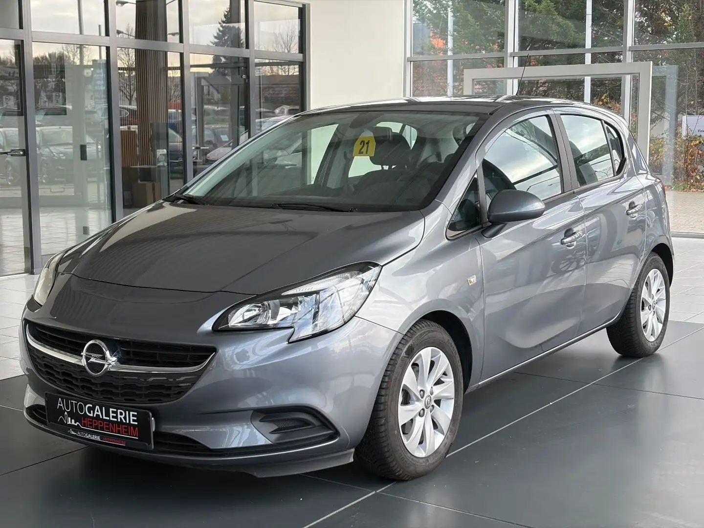 Opel Corsa E Edition/AUT/SHZ/PDC/TEMP/MFL/ALLWETTER Gris - 1