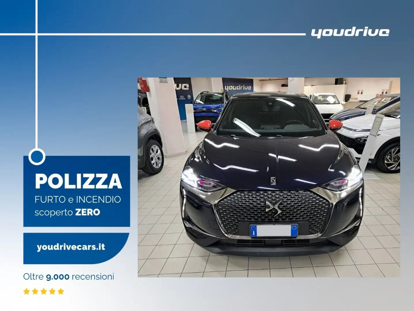 DS Automobiles DS 3 Crossback BlueHDi 130 aut. Ines De La Fressange KM 98.200 Bleu - 1