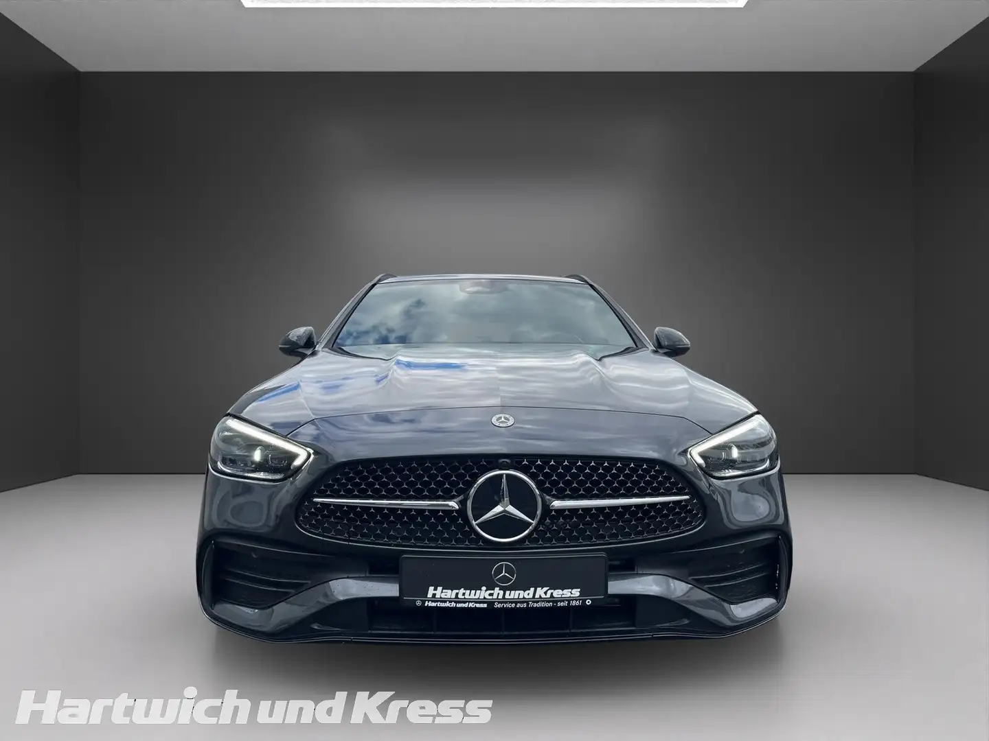 Mercedes-Benz C 200 C 200 T 4Matic AMG Line+Pano+AHK+Memory+AmbientePlus Grijs - 2