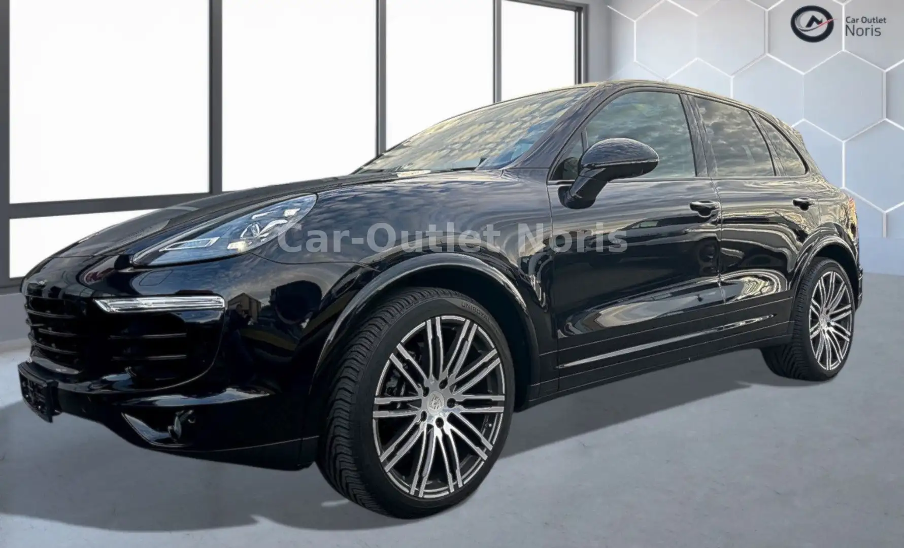 Porsche Cayenne Platinum Ed.*Pano*Luftfederung*360*StdH.ACC*21" Noir - 1