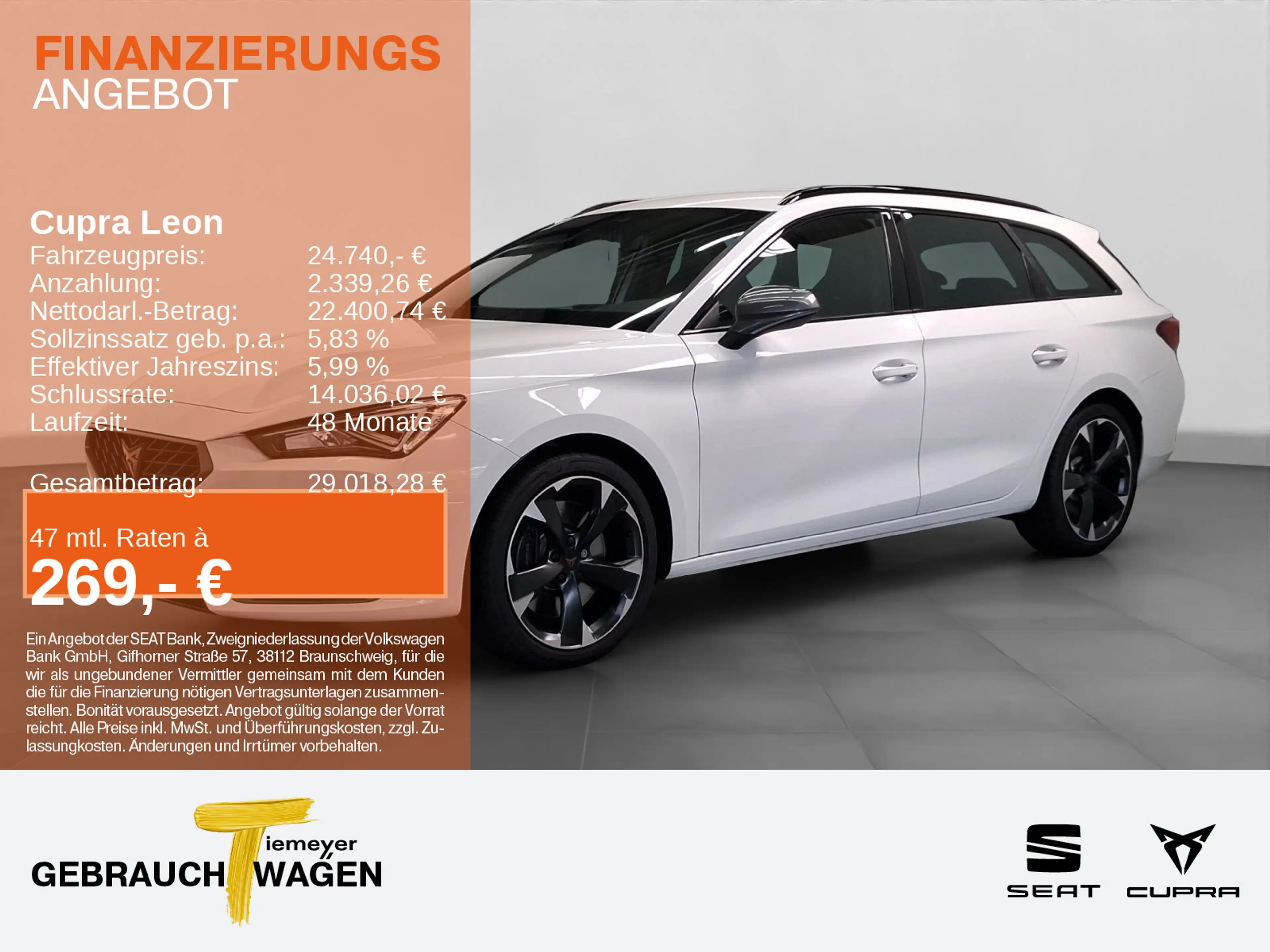 CUPRA Leon Sportstourer 2.0 TSI DSG FULL-LINK LM18