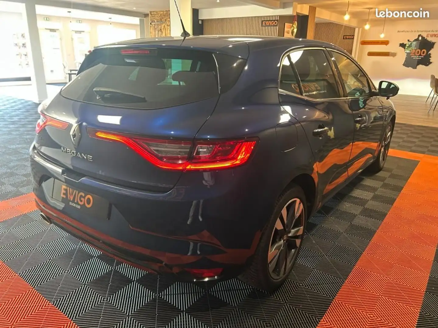 Renault Megane Mégane 1.3 TCE 140 INTENS EDC BVA + 1ERE MAIN ENTR Bleu - 2