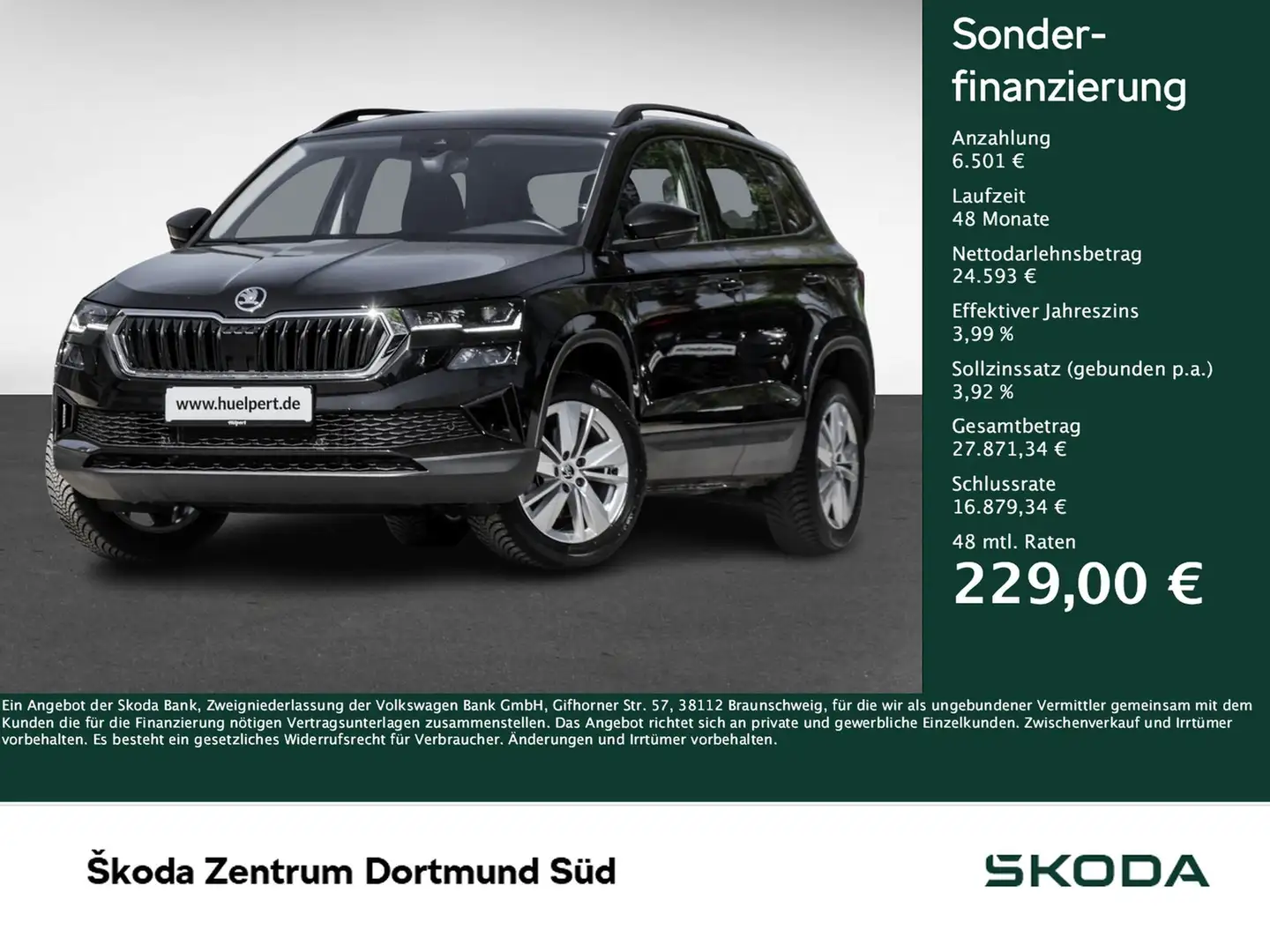 Skoda Karoq 1.5 SELECTION AHK CAM ACC MATRIXLED NAVI Negro - 1