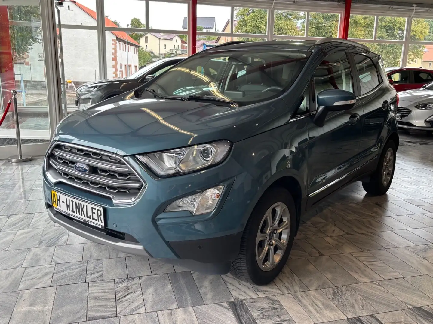 Ford EcoSport Titanium Xenon Winterpaket AHK Blau - 2