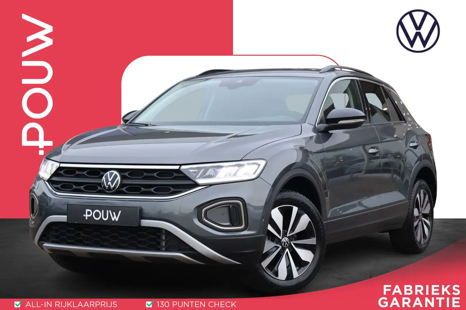 Volkswagen T-Roc 1.0 TSI 115pk Life Edition | Navigatie | PDC | Sto Grau - 1