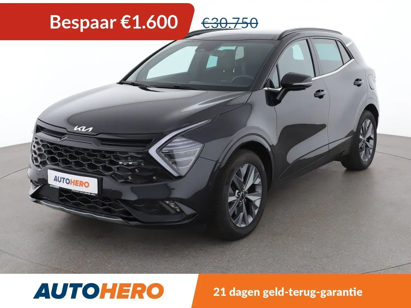 Kia Sportage 1.6 Hybrid GT-Line Zwart - 1