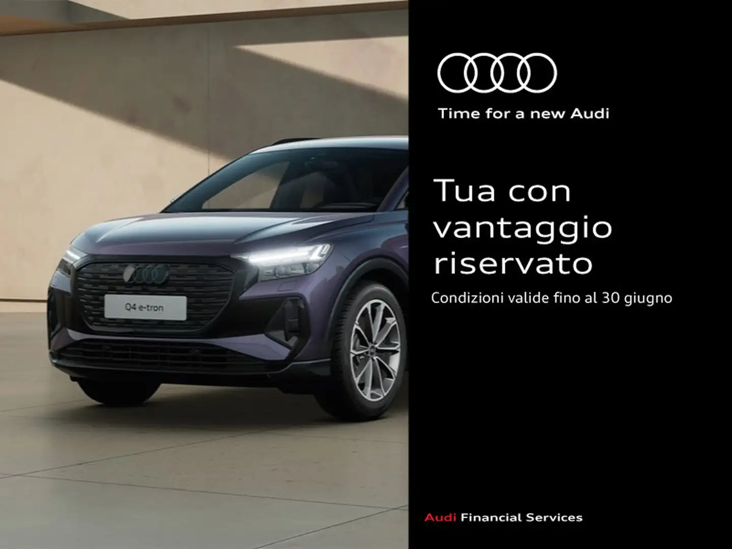 Audi Q4 e-tron 45 s line edition Lilla - 1