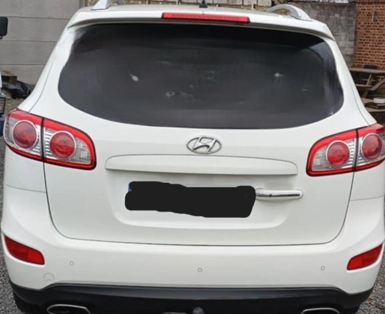Hyundai SANTA FE SANTA FE II SOCIETE 2.2 CRDI 155 2WD PACK cuir Blanc - 2