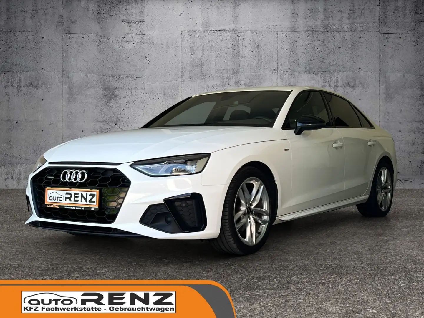 Audi A4 40 TDI quattro S-line, Shadow Line!!! Weiß - 1