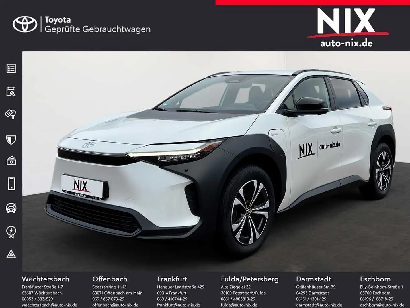 Toyota bZ4X BEV 150kWh 4x2 Team D Weiß - 1