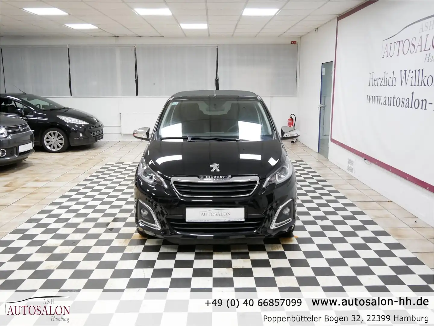 Peugeot 108 TOP Style*1Vorb*Pe.Serviceg.*El.Faltdach*Kamera Schwarz - 2
