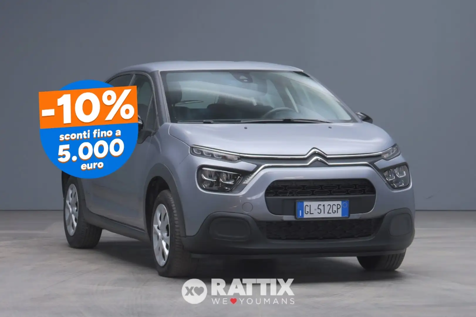 Citroen C3 1.2 Puretech 83CV Feel Grijs - 1