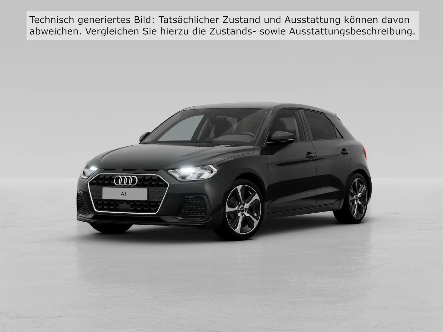 Audi A1 advanced 25 TFSI VIRTUAL 5J.GAR. Schwarz - 2
