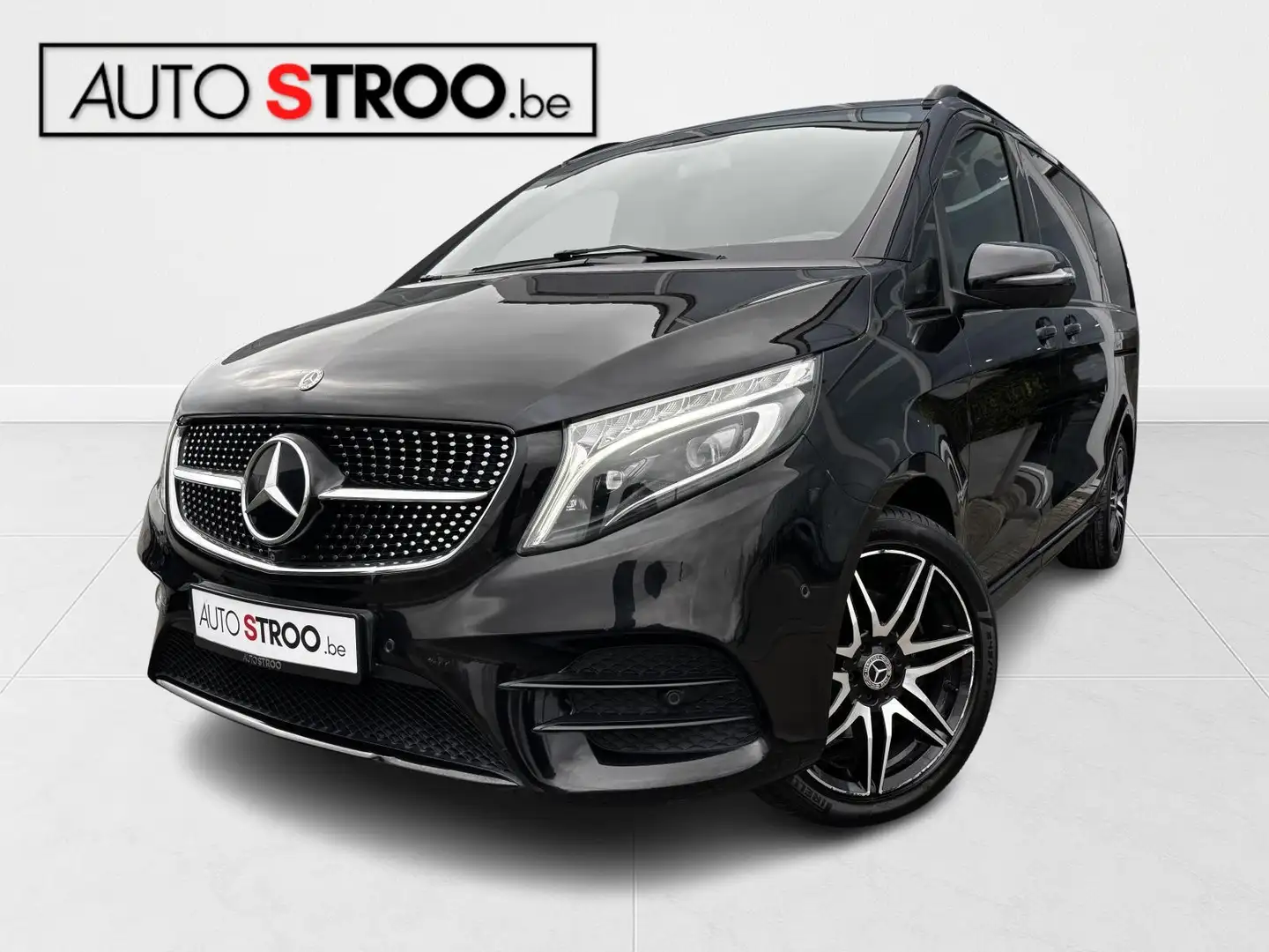 Mercedes-Benz V 300 d 4MATIC Lang  7pk AMG Pano Frigo Leder FULL OPTIO Schwarz - 1