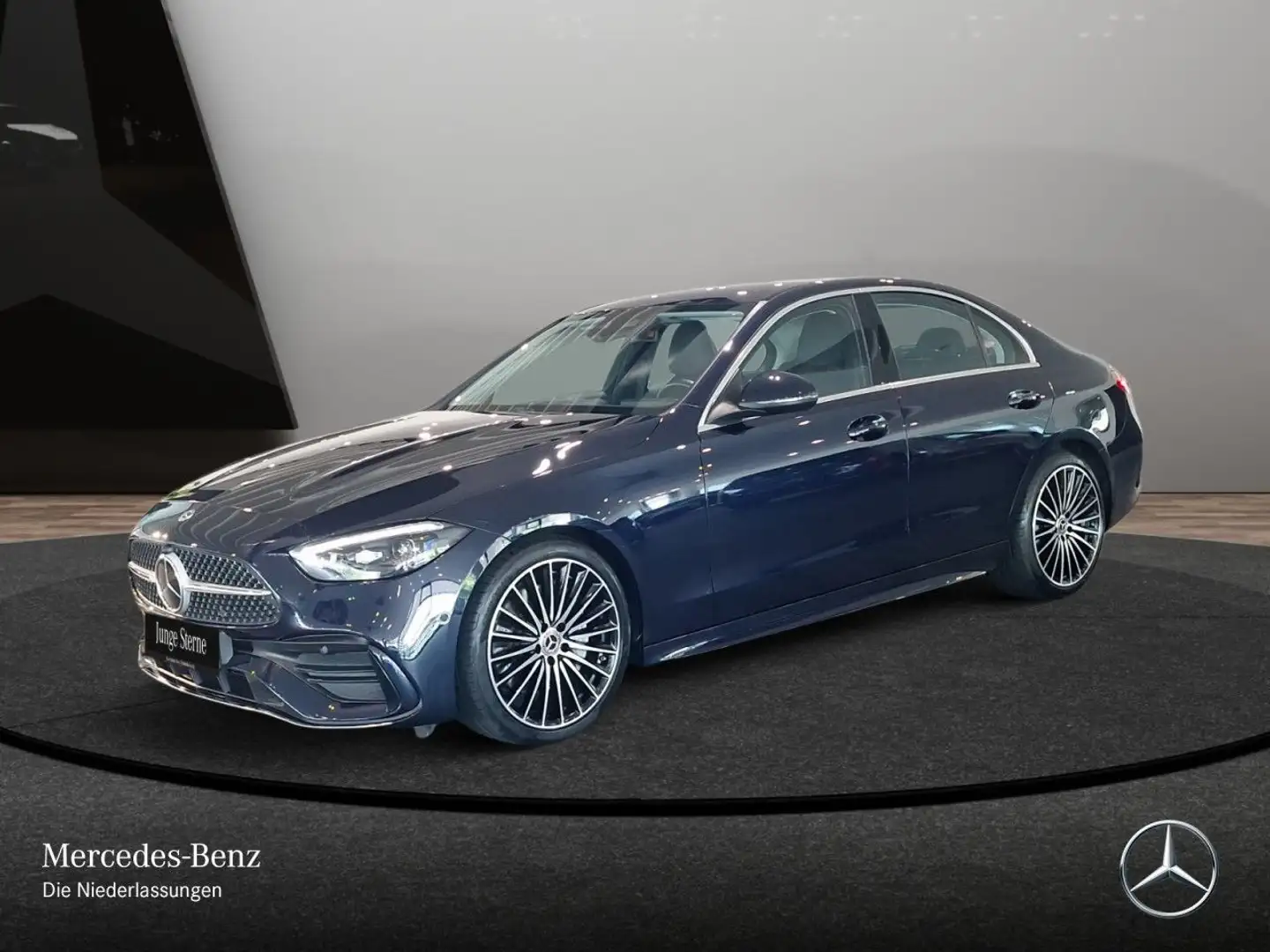 Mercedes-Benz C 200 AMG+FAHRASS+KAMERA+19"+KEYLESS+9G Blau - 2
