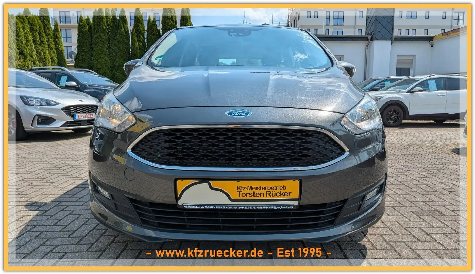Ford C-Max Trend 125PS Ecoboost AAC Tempomat AWR 1A-Z Gris - 2