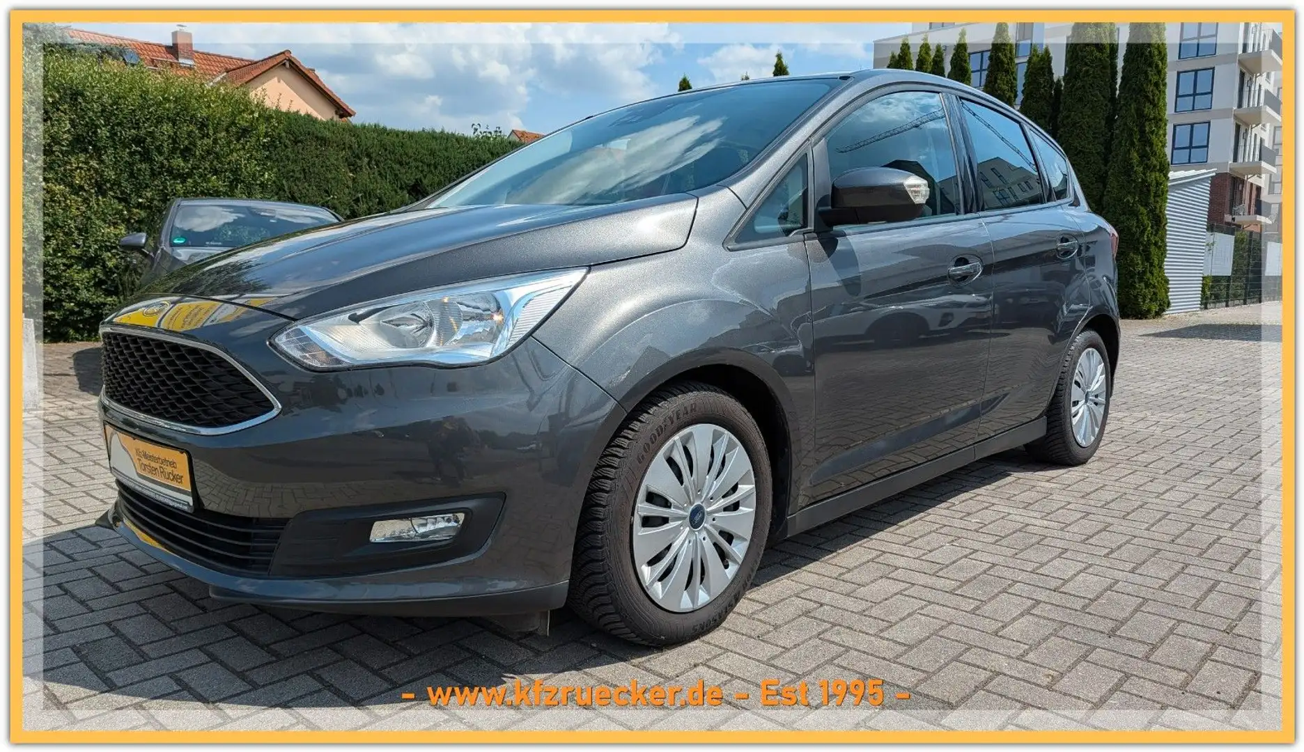 Ford C-Max Trend 125PS Ecoboost AAC Tempomat AWR 1A-Z Gris - 1