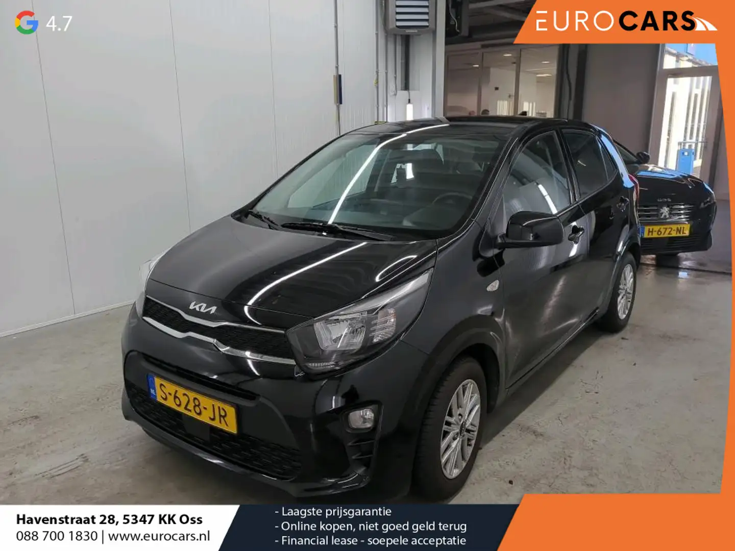 Kia Picanto 1.0 DPi DynamicLine Navigatie Apple Carplay/Androi Zwart - 1