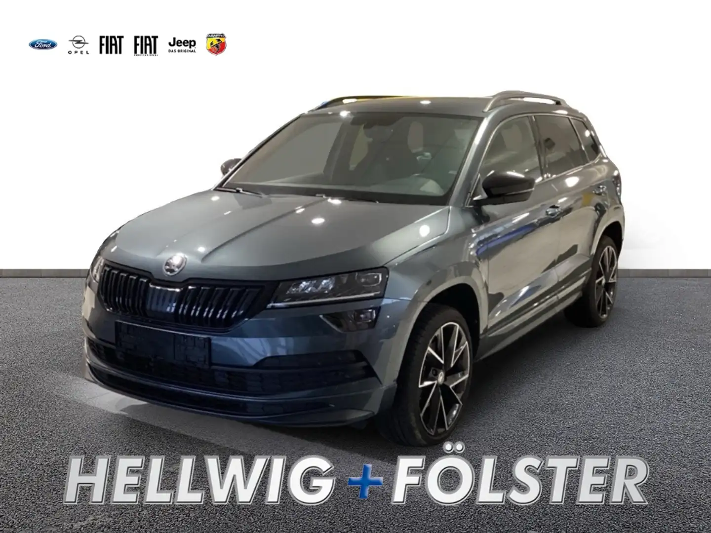 Skoda Karoq Sportline *Navi *LED *Keyless *El. Heckklappe *App Grijs - 1
