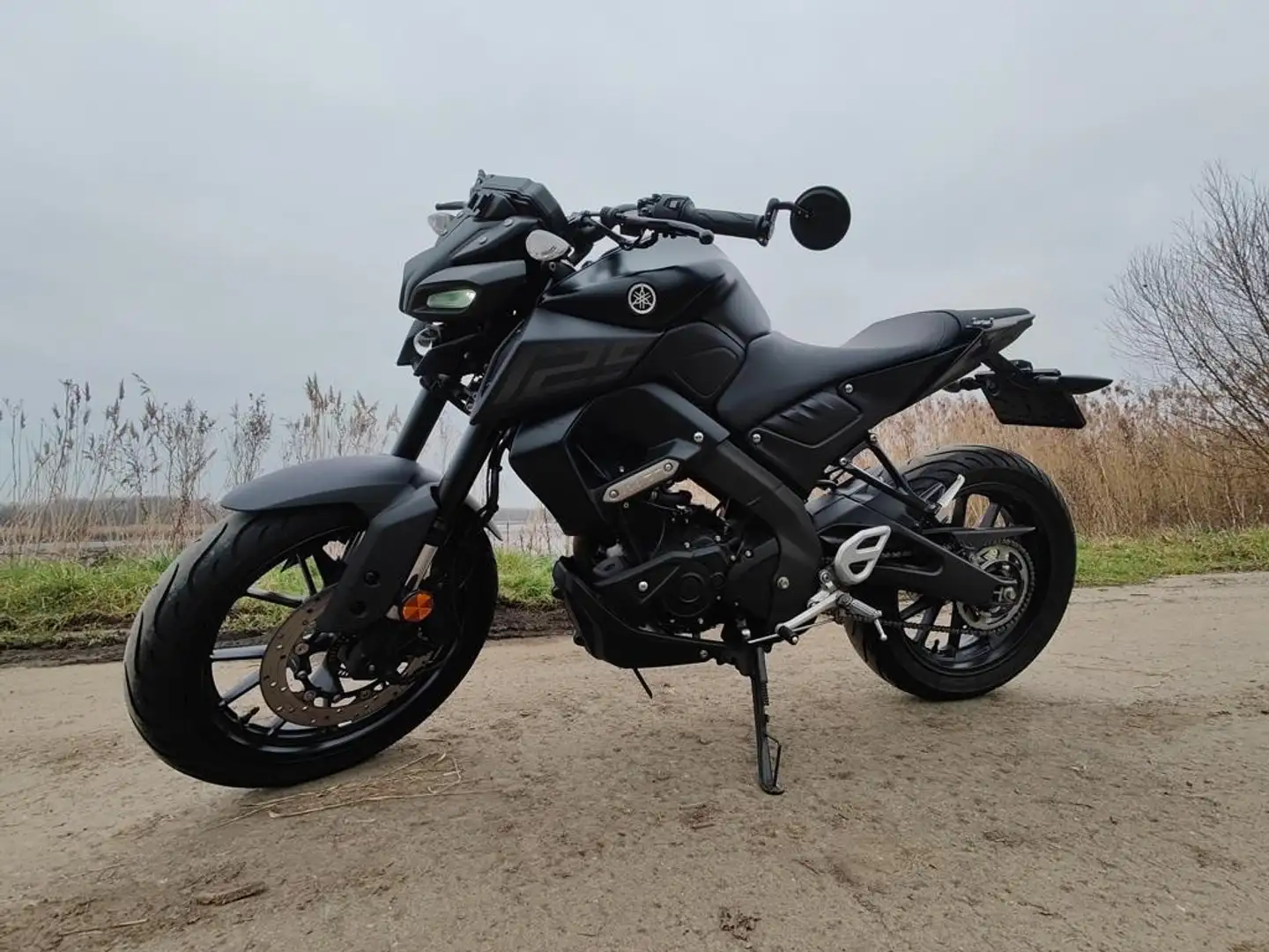 Yamaha MT-125 Akrapovic - Full Black Negru - 1