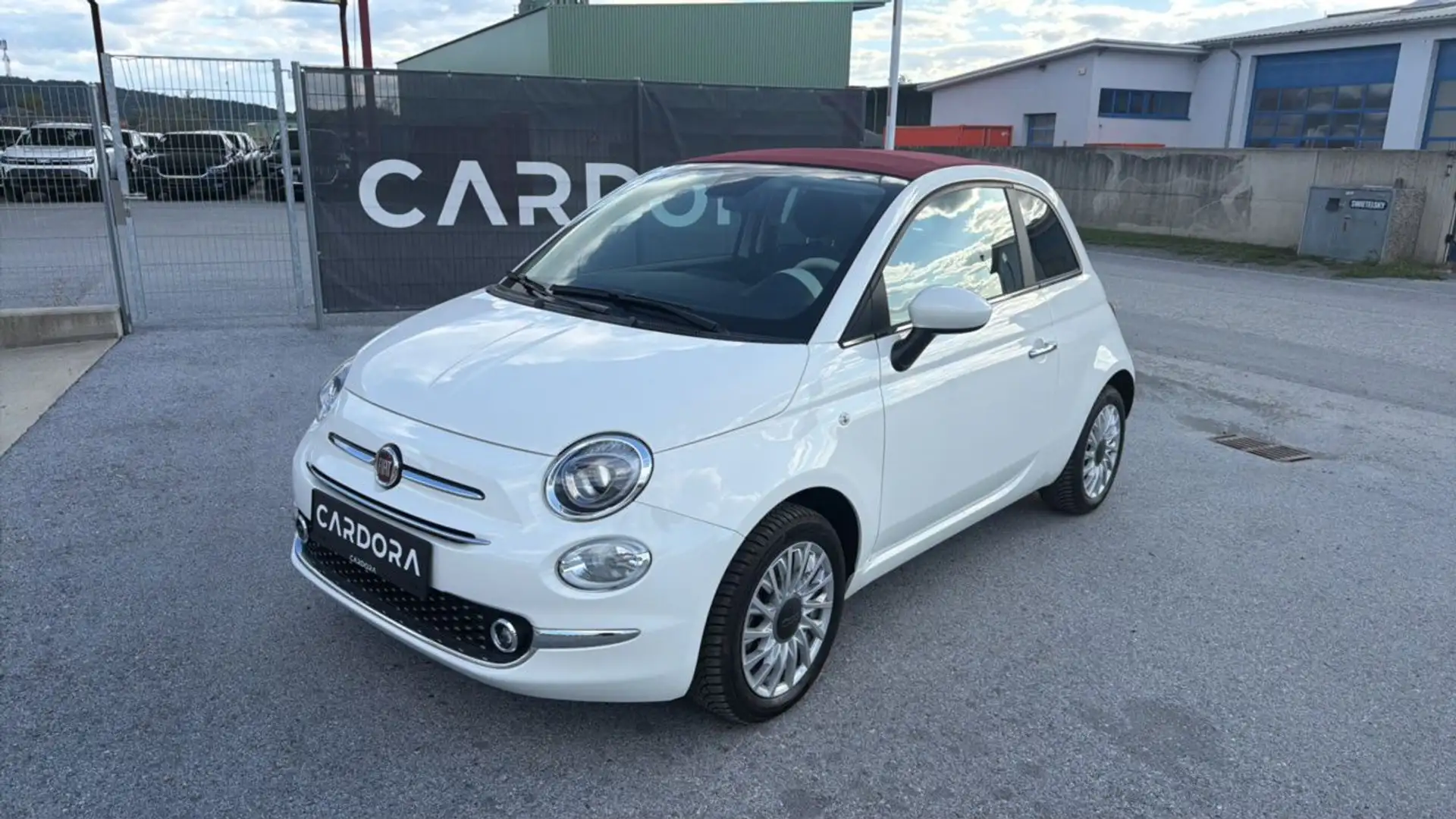 Fiat 500 C 1.0 Mild Hybrid PDC*Carplay*Temp Weiß - 2