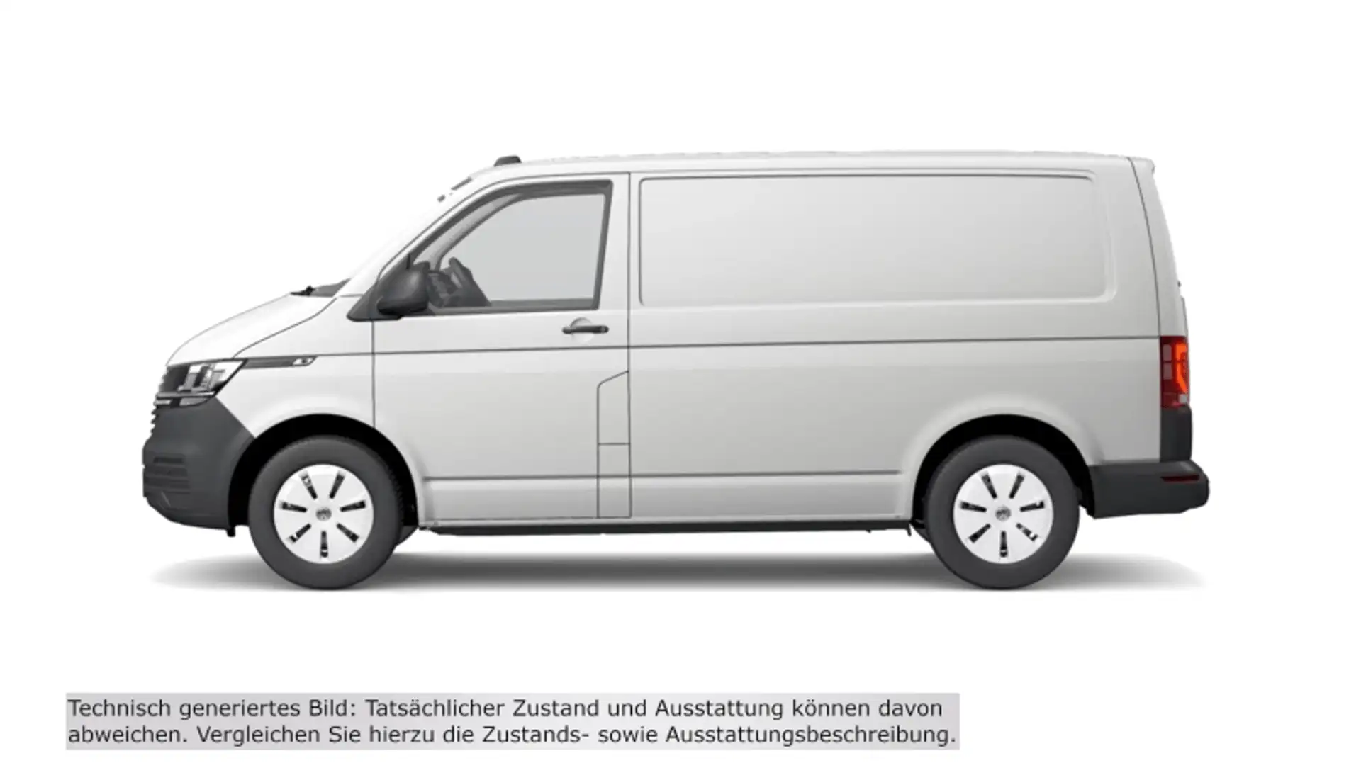 Volkswagen T6.1 Transporter VW Transporter T6.1 Kastenwagen Entry TDI Weiß - 2
