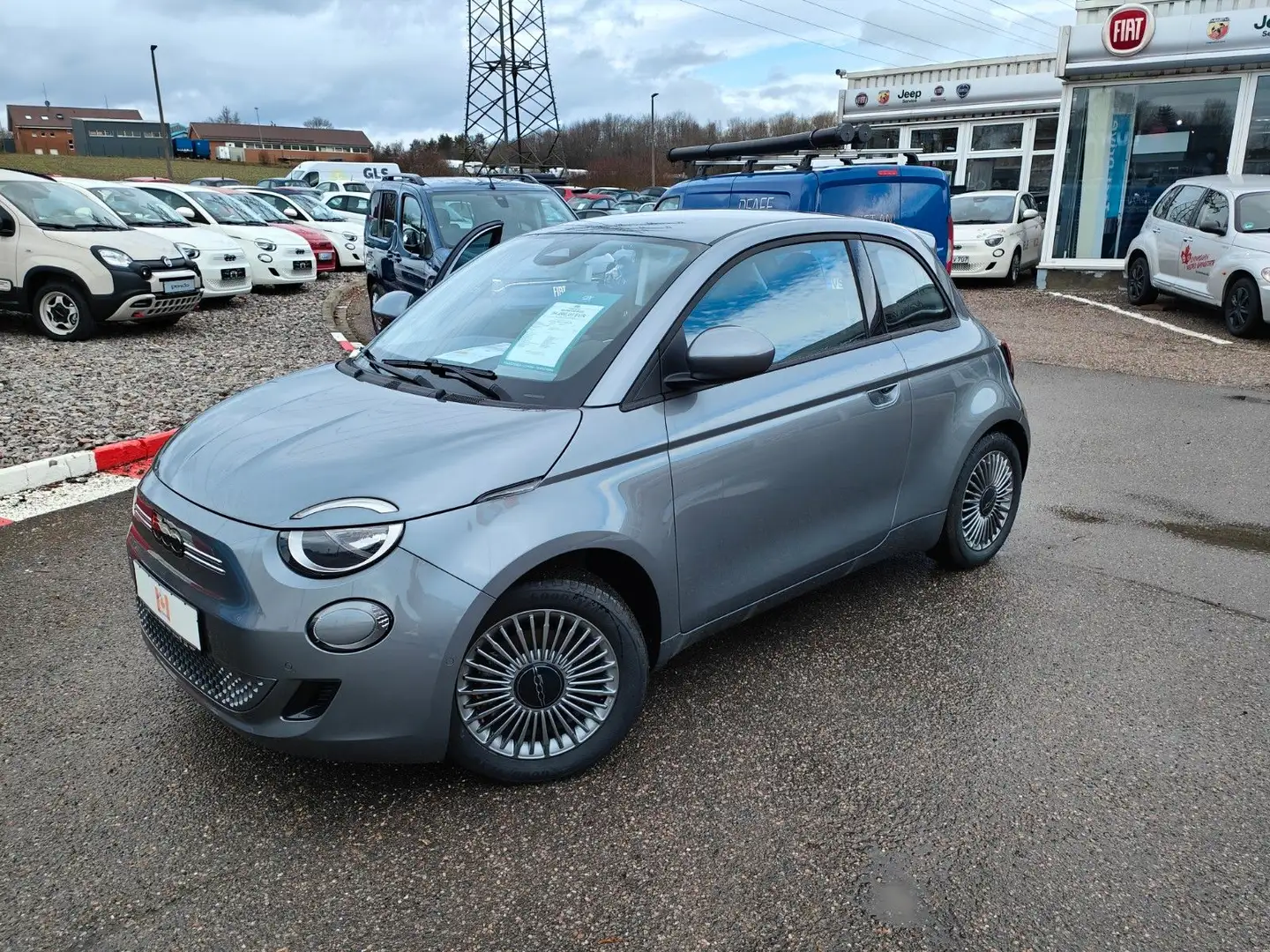 Fiat 500e Neuer 500e 3+1, Sitzhzg.,Klima, Kamera Grau - 2