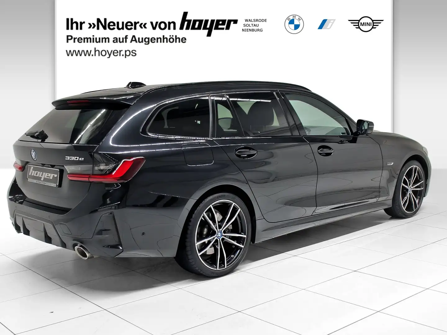BMW 330 e Touring M Sportpaket HK HiFi DAB RFK Shz Schwarz - 2