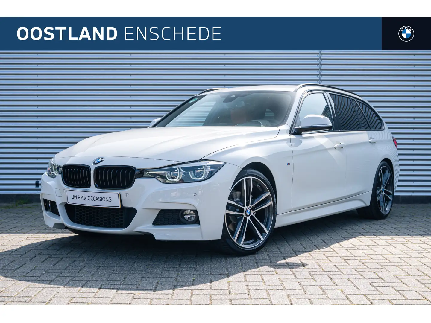 BMW 320 3 Serie Touring 320i M Sport Automaat / Sportstoel Blanco - 1