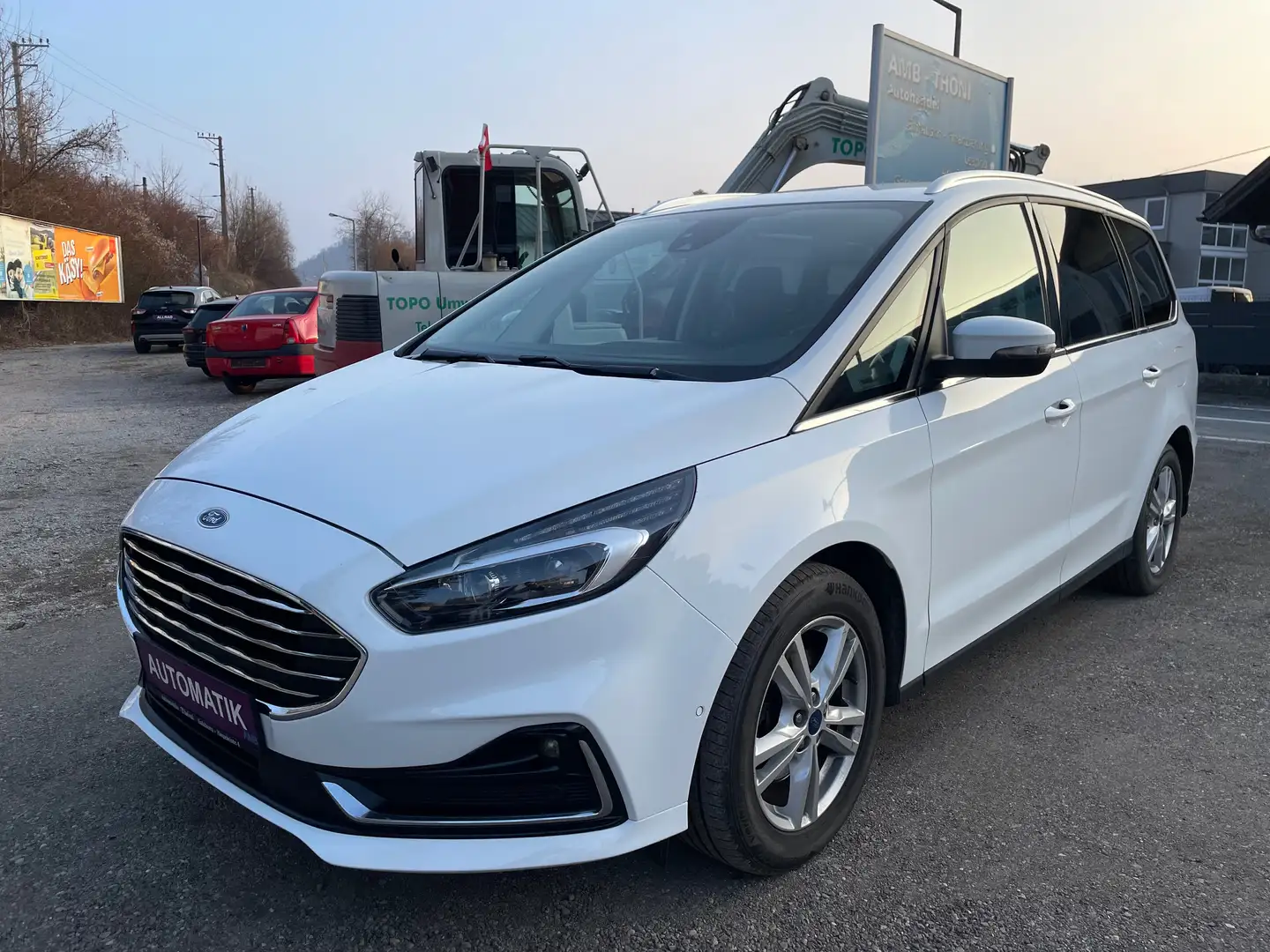 Ford Galaxy 2,5 Duratec FHEV Hybrid Titanium Aut.,* LED, ACC,* Weiß - 2