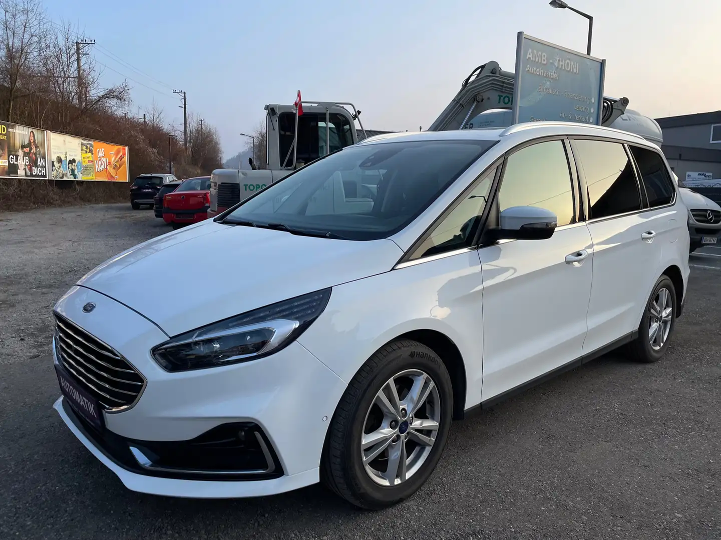 Ford Galaxy 2,5 Duratec FHEV Hybrid Titanium Aut.,* LED, ACC,* Weiß - 1