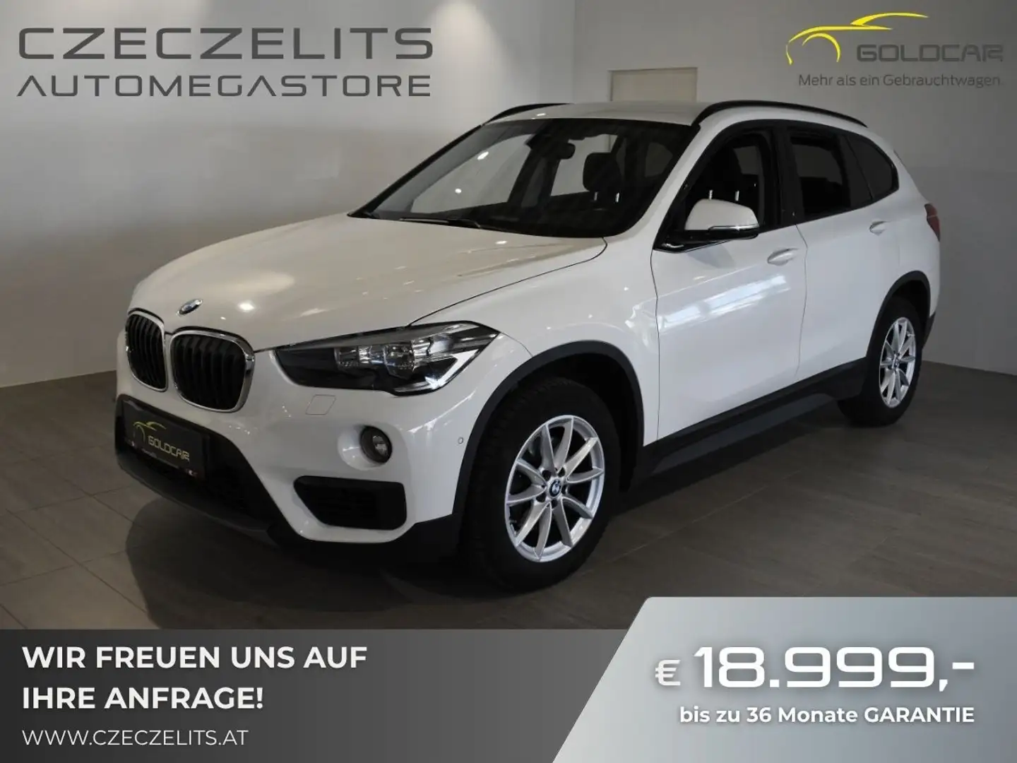 BMW X1 xDrive18d Advantage Weiß - 1