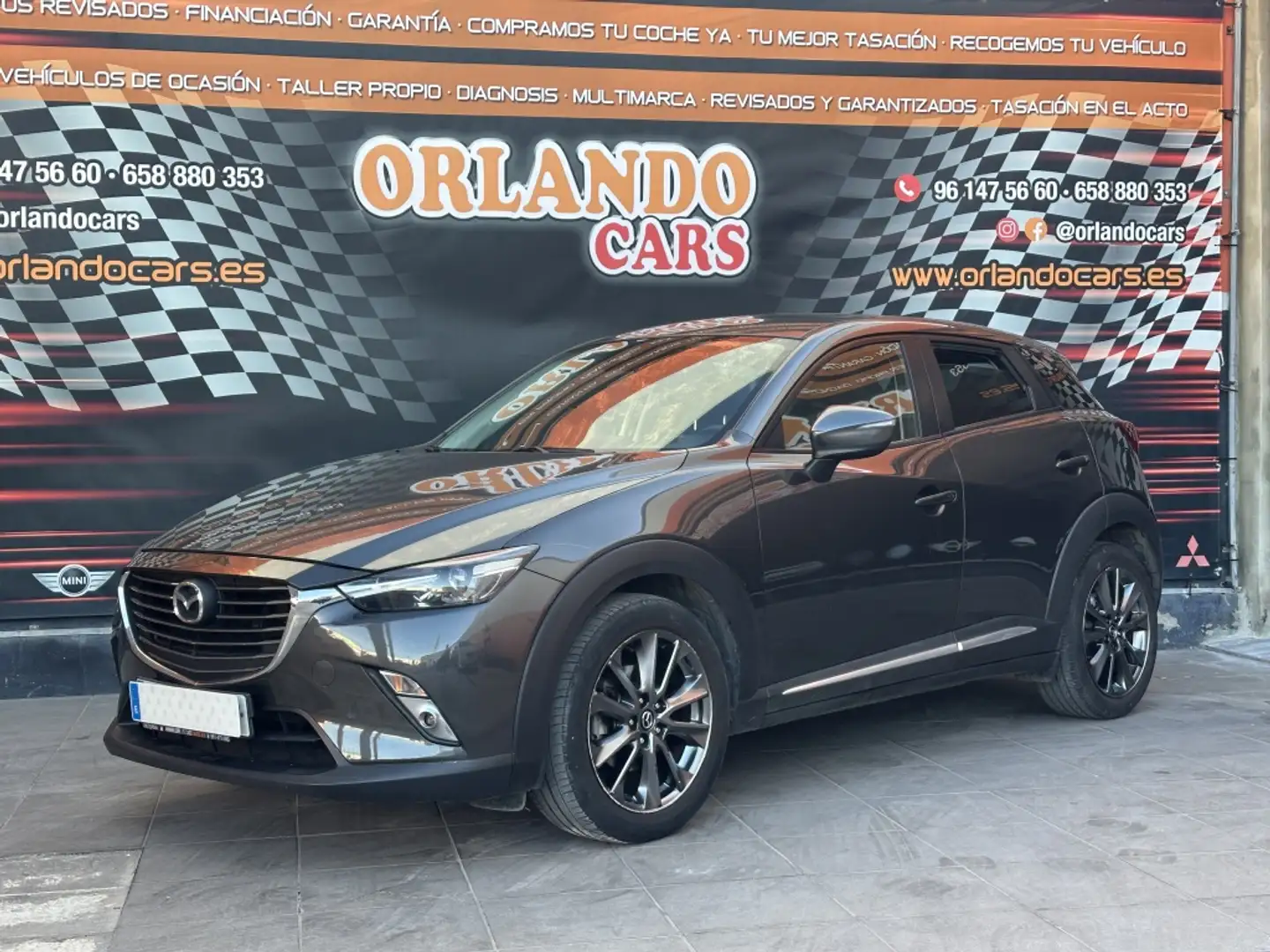 Mazda CX-3 2.0 Skyactiv-G Zenith 2WD 89kW Gris - 2