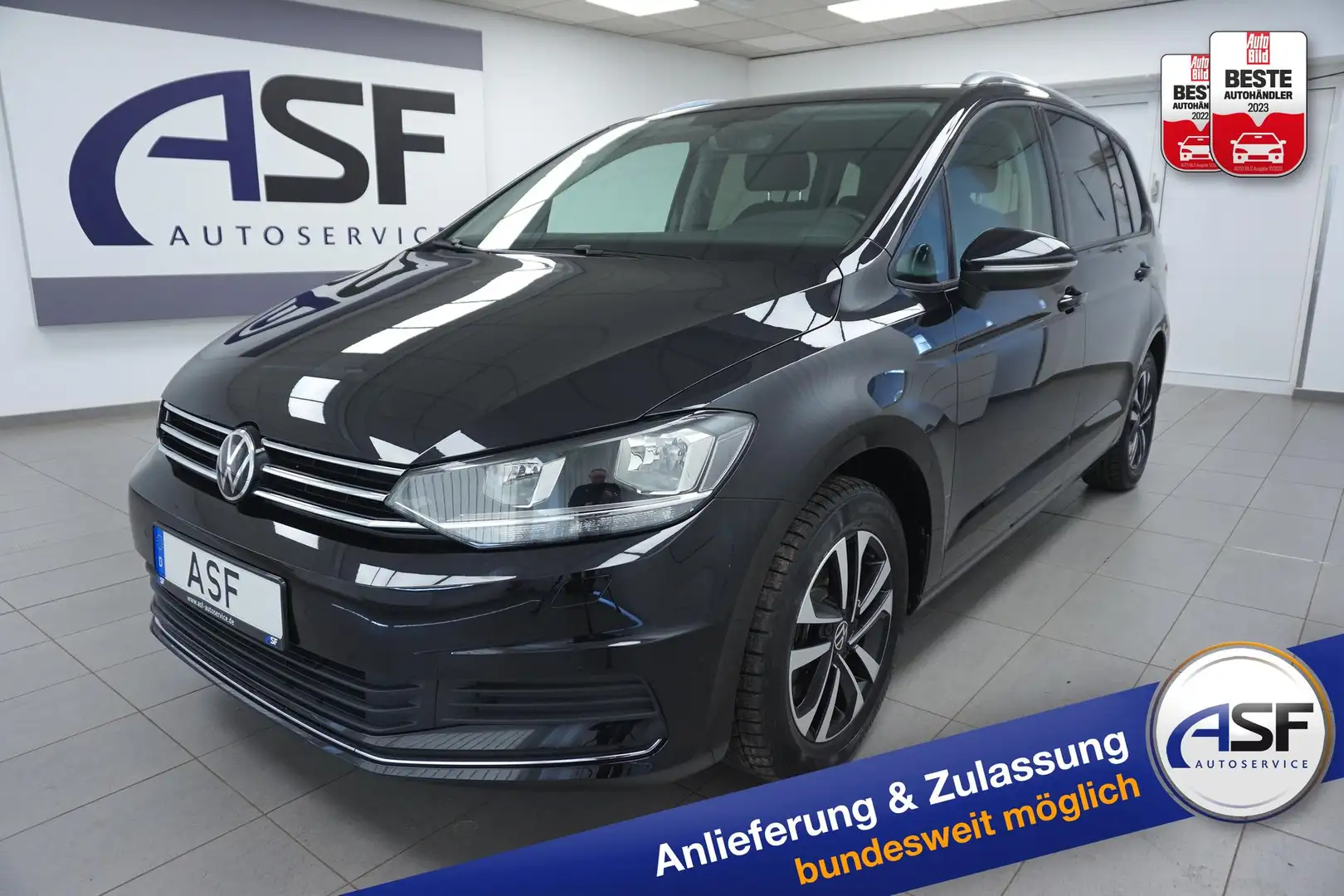 Volkswagen Touran United Start-Stopp #7-Sitzer #Navi #AHK #Glassc... Fekete - 1