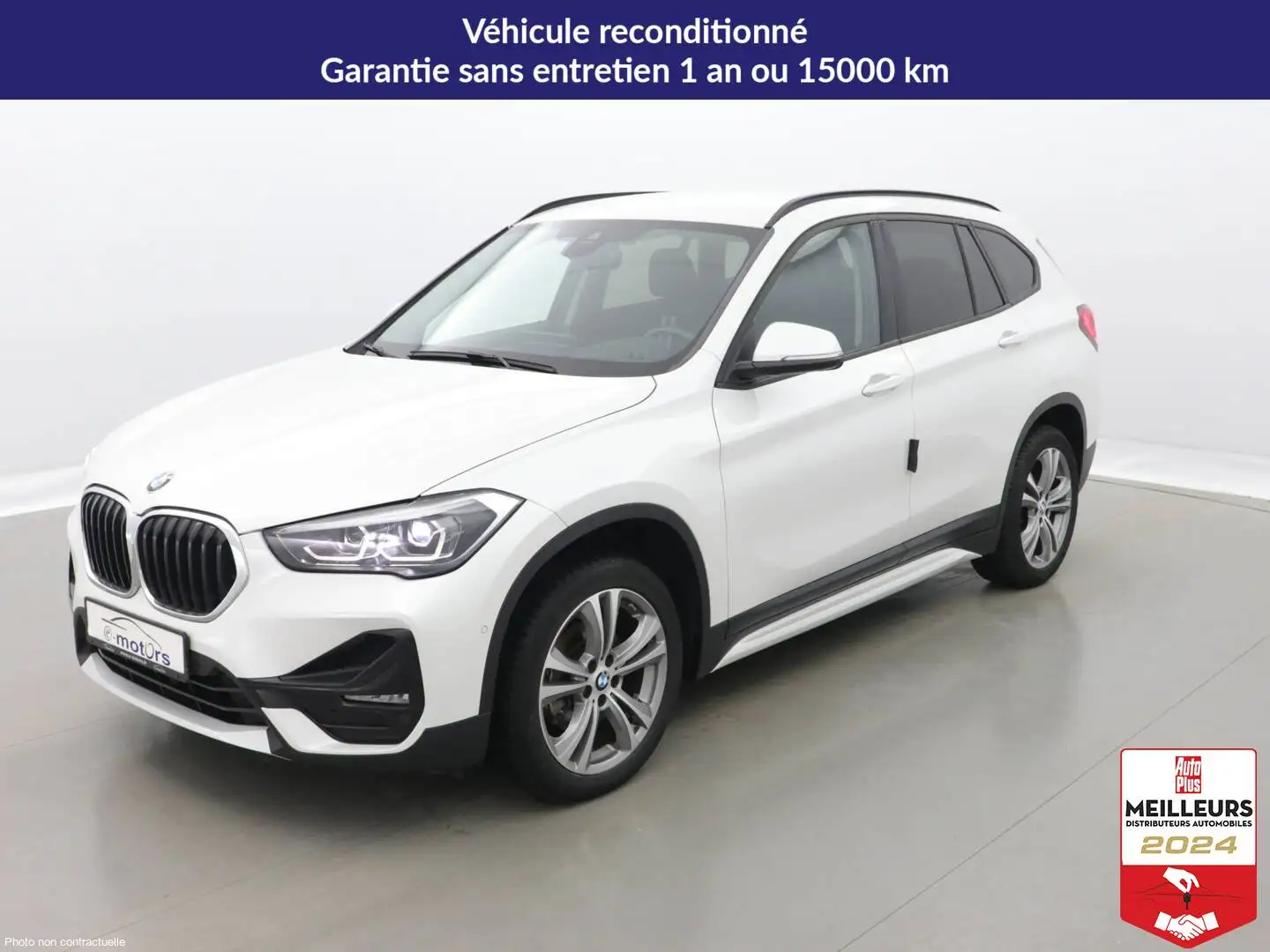 BMW X1 X1 sDrive 20d 190 BVA8 xLine Blanc - 1