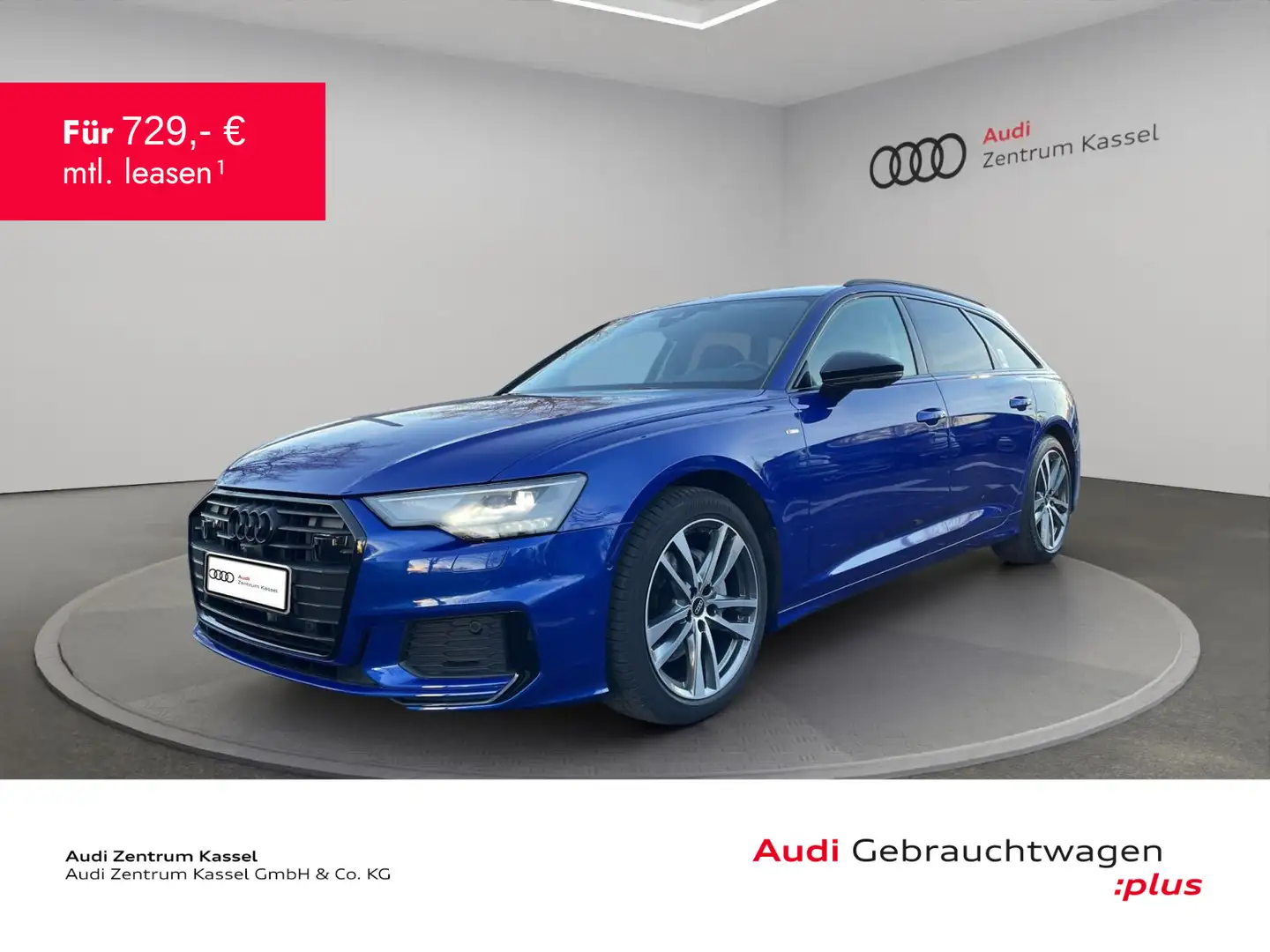 Audi A6 35 TDI S line LED Navi AHK 360° Blau - 1