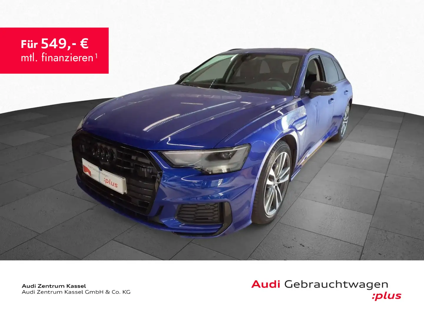 Audi A6 35 TDI S line LED Navi AHK 360° Blau - 1