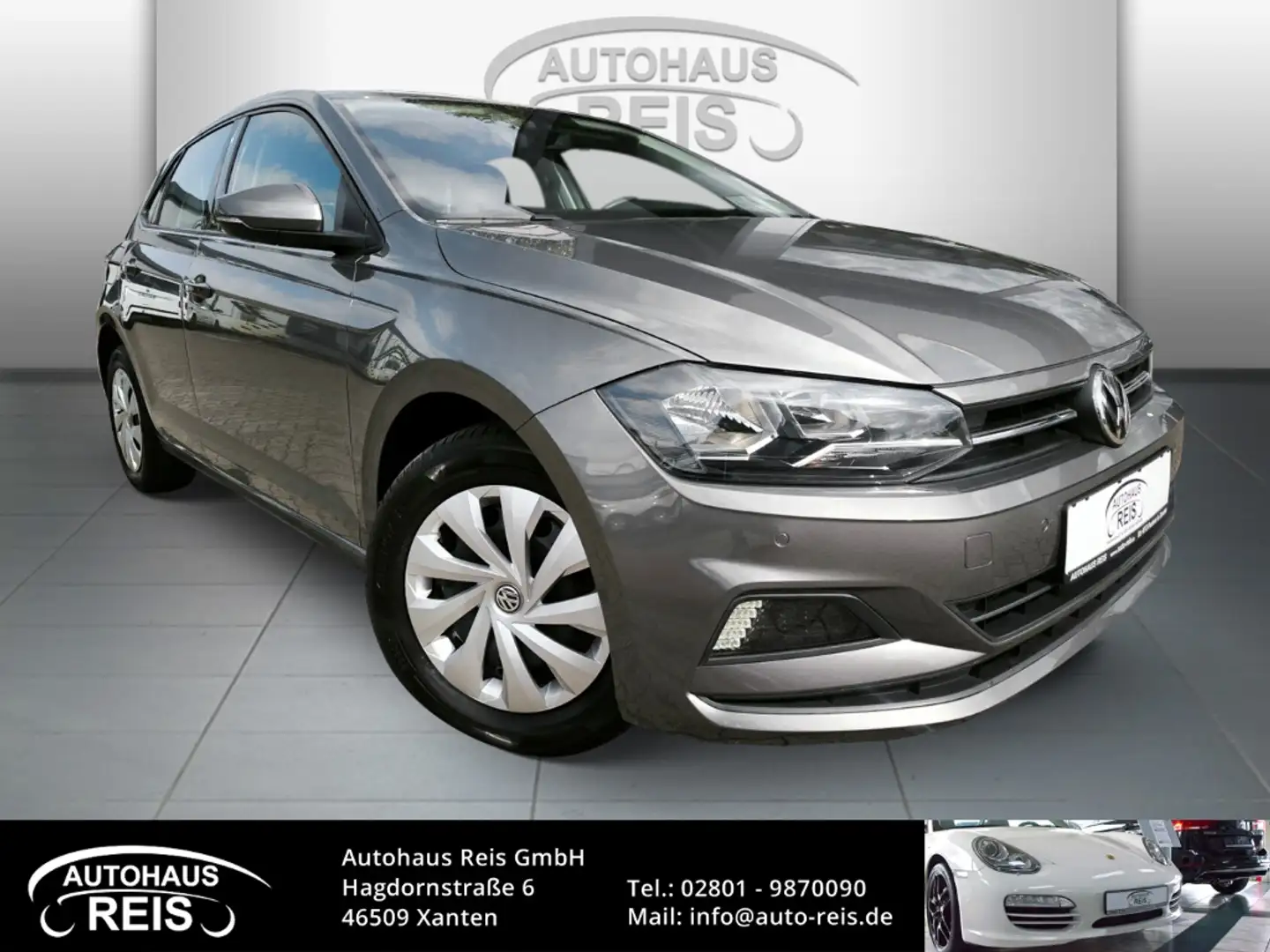 Volkswagen Polo 1.0 TSI APPLE/ANDROID SITZHZG.PDC VO+HI. LED-TAGFA Gris - 1