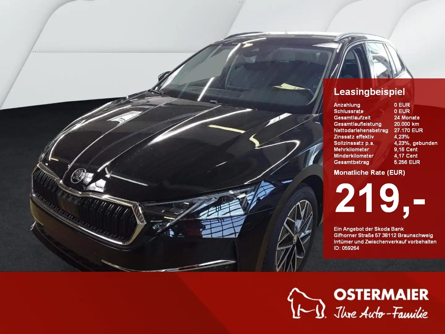 Skoda Octavia Combi SELECTION 1.5TSI 150PS LED.NAVI.SHZG.ACC.KAM Negro - 1