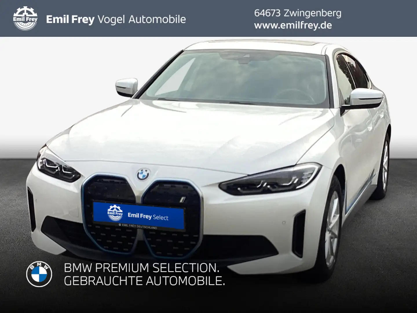 BMW i4 eDrive40 Gran Coupe Weiß - 1
