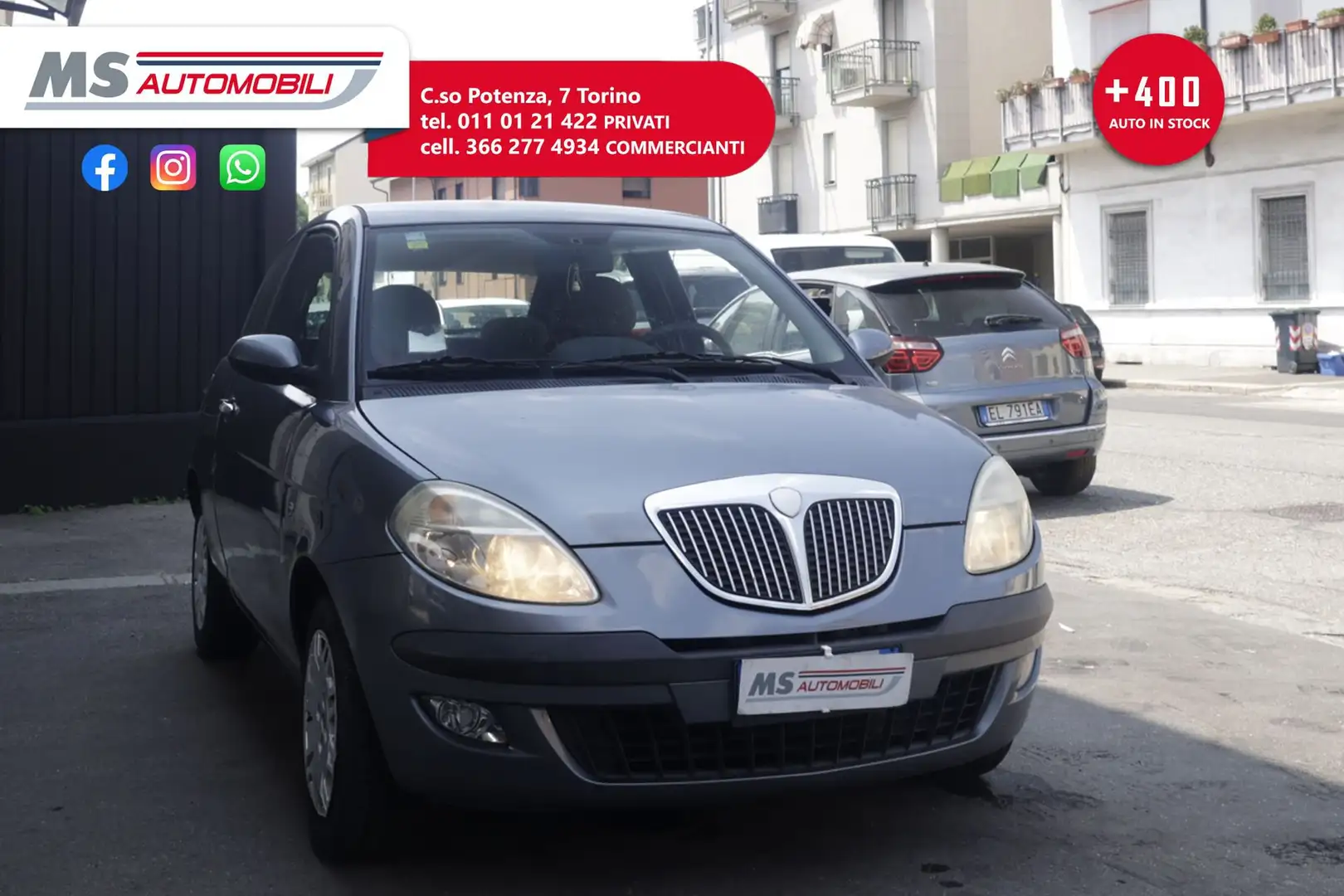 Lancia Ypsilon Lancia Ypsilon 1.3 Multijet 16V Platino Unicoprop Grigio - 1